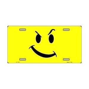 Defiant Smiley License Plate Plates Tag Tags Plates Tag Tags Plate Tag 