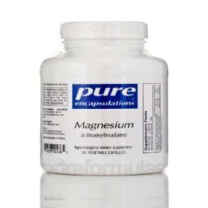 Pure Encapsulations Magnesium (citrate/malate) 180 Vegetable Capsules