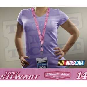  Tony Stewart NASCAR Lanyard with Ticket Credential Holder 