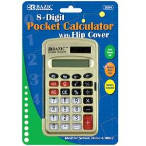  Pocket Size Calculator w/ Flip Cover Case PAck 144