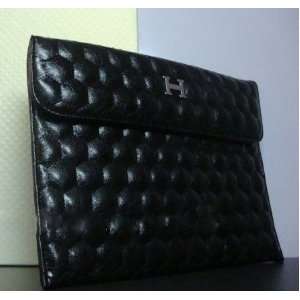  BLACK color N. 04   NEW Original Luxury Envelope Leather 