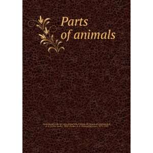  Parts of animals Aristotle. De motu animalium,Aristotle 
