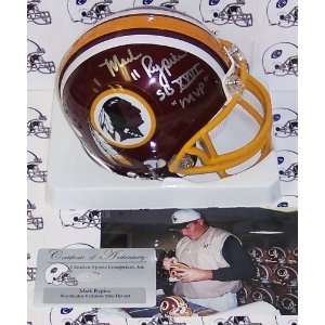  Signed Mark Rypien Mini Helmet   Autographed NFL Mini 