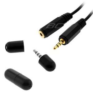  GTMax Gold Plated 3.5mm Stereo Audio Male to Female 