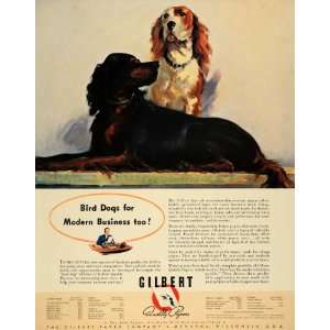  1940 Ad Gilbert Paper Menasha Bird Dog Office Wisconsin 