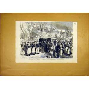  Funeral Berryer Augerville French Print 1868