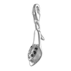  MELINA Charms clip on pendant high heeled sandal sterling 