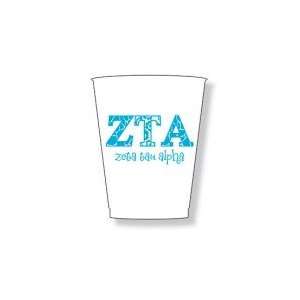  Zeta Tau Alpha Leopard Frost Flex Cup 8 pack 16oz Kitchen 