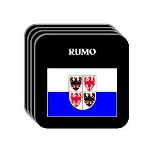   Region, Trentino Alto Adige   RUMO Set of 4 Mini Mousepad Coasters