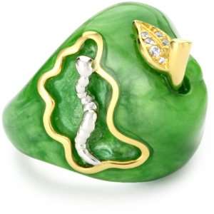   Andrew Hamilton Crawford Fruit Cocktail Pear Ring, Size 7 Jewelry