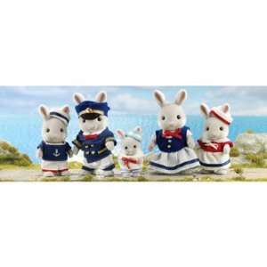   Sylvanian Celebration Sea Breeze Rabbit Family Toys & Games