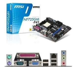  MSI NF725GM P43 Socket AM3 GeForce 7025 DDR3 A&GbE MATX 