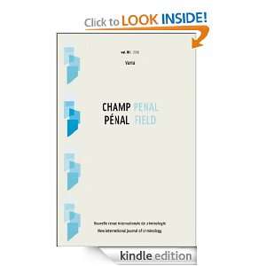 Vol. III  2006   Varia    Champ pénal (French Edition) Association 