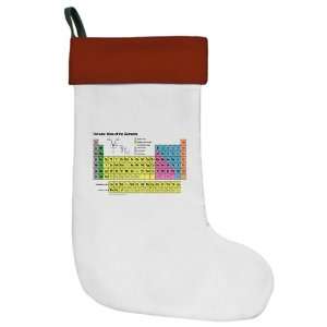    Christmas Stocking Periodic Table of Elements 