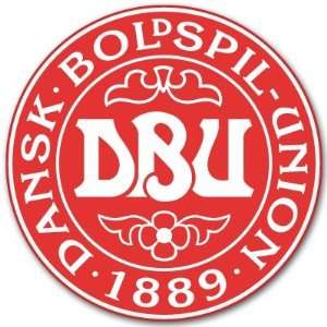 Denmark Danish Football Team sticker decal 4 x 4