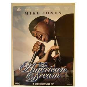  Mike Jones The American Dream Poster Rapping Flag 