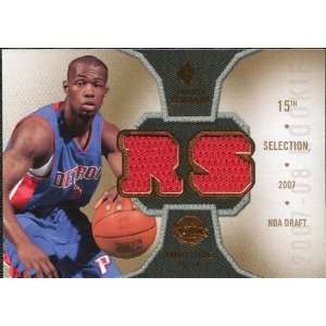   Threads Rookie Threads #RTRS Rodney Stuckey Sports Collectibles