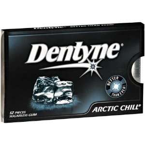 Dentyne Sugarless Gum Arctic Chill   12 Grocery & Gourmet Food