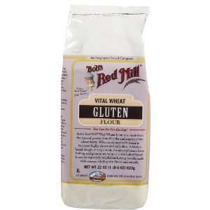 Bobs Red Mill Gluten Flour, 22 oz  Grocery & Gourmet Food
