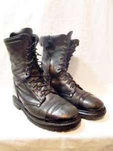 Rocky Mens Size 9 Black Tactical / Service / Military Zipper Boots 