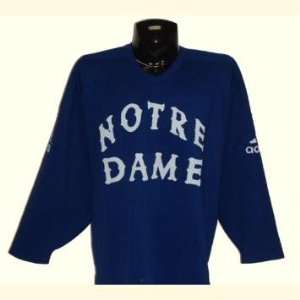  Notre Dame Hockey Royal Blue Practice Jersey Sports 
