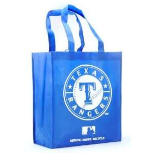  MLB Texas Rangers Royal Blue Reusable Tote Bag