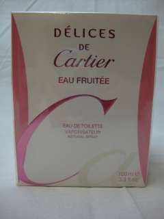 Cartier Delices De Cartier Eau Fruitee Womens 3.3 oz Eau De Toilette 