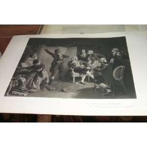 Antique Print 1893 Rouget Del ISle Singing The Marsellaise/Auguste 