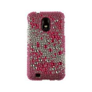  Durable Diamond Design Phone Cover 2 Tone Hot Pink For 