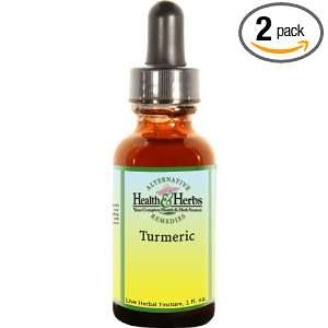 Alternative Health & Herbs Remedies Turmeric, 1 Ounce Bottle (Pack of 