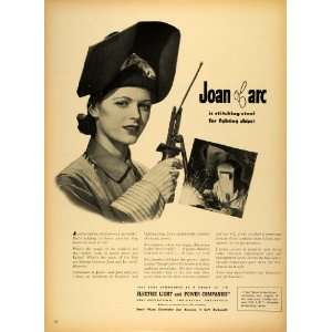   Co Woman Welder Welding Rosie the Riveter WWII   Original Print Ad