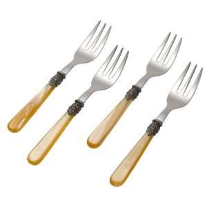  Rosanna Champagne Napoleon Cocktail Forks, Set of 4 