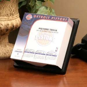  Detroit Pistons 2010 Team Desk Calendar