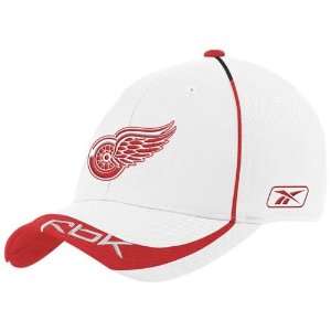 Reebok Detroit Red Wings White Player 2nd Season Flex Fit Hat  