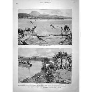  1900 Bethune Infantry River Tugela Kaffir Boat War Army 