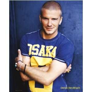  David Beckham   Personality Poster (Blue Shirt) (Size 24 
