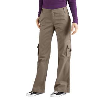 DICKIES WOMENS RELAXED CARGO PANTS W/POCKETS ALL COLOR  