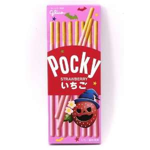 Glico Halloween Pocky Strawberry Flavors  Grocery 