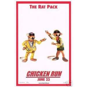 Chicken Run ( Rat Pack) Double Sided Original Movie Poster 
