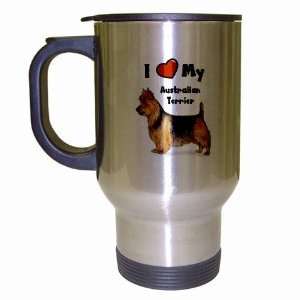  I Love My Australian Terrier Travel Mug