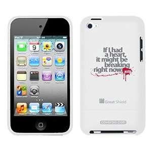  Dexter If I Had A Heart on iPod Touch 4g Greatshield Case 