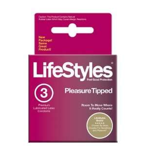  Lifestyles Dual Pleasure Tip (3pack) Health & Personal 