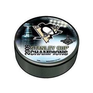 Pittsburgh PENGUINS NHL 2009 Stanley Cup Champs Photo PUCK  