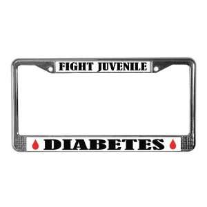 Juvenile Diabetes Awareness License Frame Diabetes License Plate Frame 
