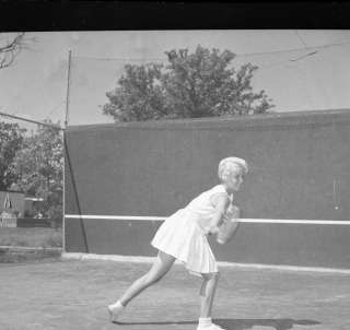   an original 2x2 negative of Patsy Rippy,tennis player,July 24 1962