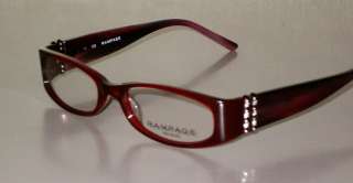   New BURGUNDY Designer WOMEN Authentic Optical Eyeglass Rx Frame  