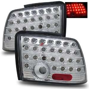  99 04 Ford Mustang LED Tail Lights   Chrome Automotive