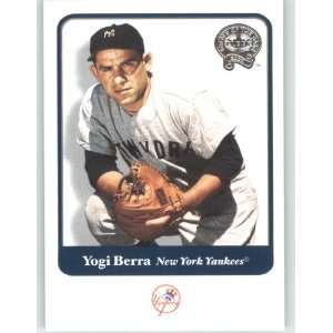  2001 Fleer Greats of the Game #73 Yogi Berra   New York 