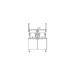  Blodgett 42 In. Elec. Boiler Base W/ Two 10 Gallon Dir 