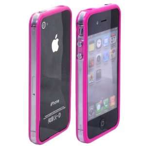   Middle Transparent TPU Bumper Frame Case for Apple iPhone 4/iPhone 4S